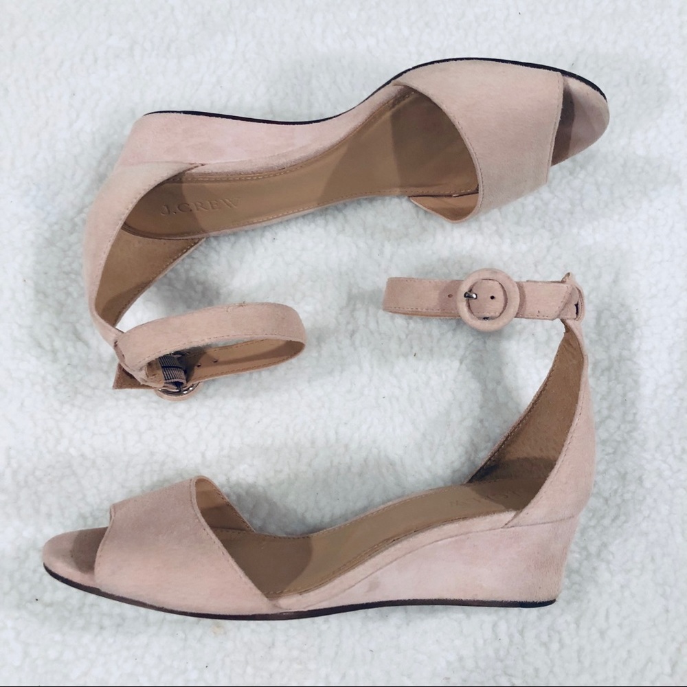 J. CREW Pink Penny Ankle Strap Sandal Sz 6.5